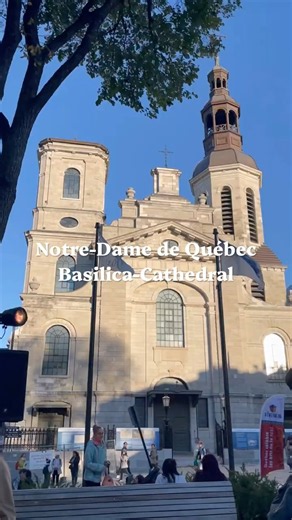 Notre-Dame de Québec Basilica-Cathedral, Quebec City #travel #canada #quebec