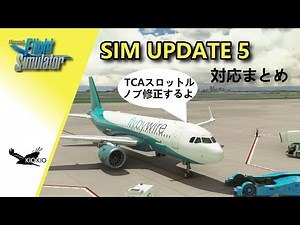 【MSFS2020 :共通】SIM UPDATE 5 がやってきた！ 設定変更まとめ