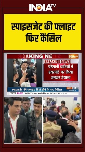 Spice Jet | Flights Cancelled | Delayed | Passenger Strike | स्पाइसजेट की फ्लाइट फिर कैंसिल