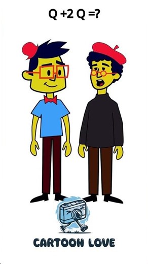 what is 2q+2q = ? #funny #animation FunnyCartoon #CartoonShorts #FunnyShorts #AnimationComedy