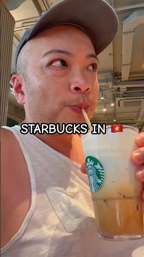 Starbucks in Vietnam is elite 🥰#fyp #starbucks #icedcoffee #hanoi #vietnam ‪@starbucks‬
