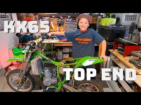 KX65 Top End Rebuild - My First Dirt Bike Piston Change!