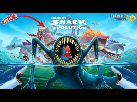 Hungry Shark | New Sea Eater Shark Unlocked! Hungry Shark Evolution All 38 Sharks Gameplay