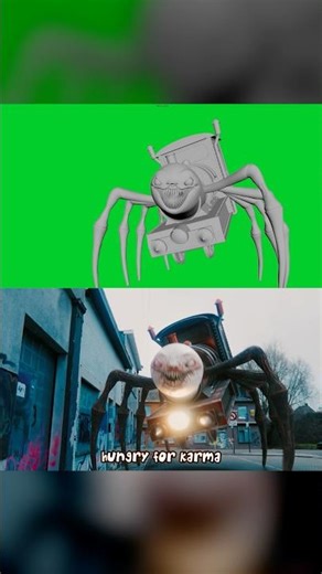 [BEFORE vs AFTER] Hungry for Karma - Cartoon Cat, Choo Choo Charles & Siren Head (official song)