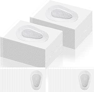 Panitay 40 Pcs Adhesive Eye Patches for Adults Medical Eye Patch for Disposable Breathable Amblyopia Lazy Latex Free Adhesive Bandages for Men(3.3 x 2.3 Inch,White)