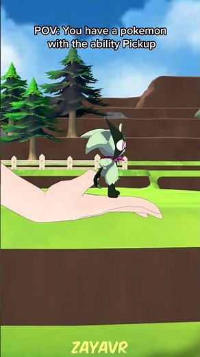 When your Pokémon has the ability Pickup