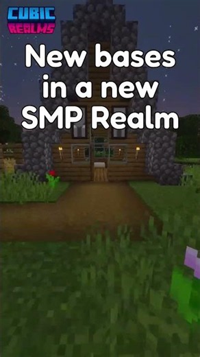 New bases in Cubic Utopia 7 SMP Realm! Realm Code MCBE 26.30 #minecraftrealm #realmcode #minecraft