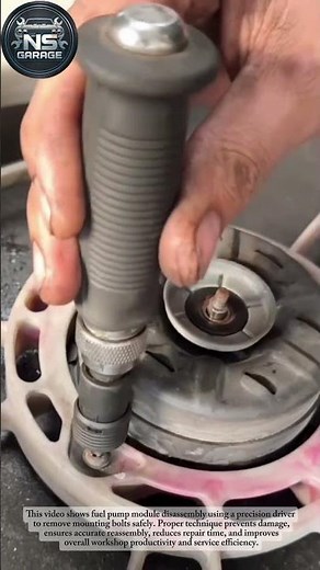 Fuel Pump Module Disassembly & Bolt Removal#mechanic #shorts