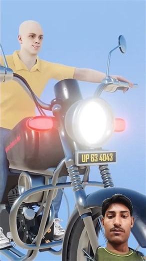 How To Unlock Bike Without Key 😲 ( 3D Animation in Hindi ) #shorts