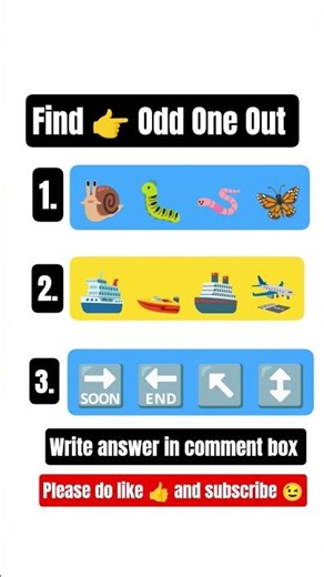 emoji quiz | Find the OddOneOut | puzzle | optical illusions | new quiz | #emojipuzzle