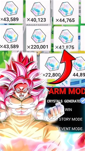 42,000+ Chrono Crystals 💎 INSTANT AUTO FARM 2026 🤩🔥! #dragonballlegends #dblegends #shorts