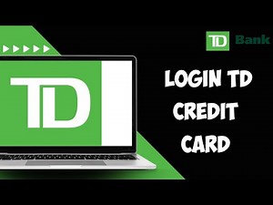 How To Login TD Credit Card Online Account 2024 | TD Bank Credit Card Sign In Help