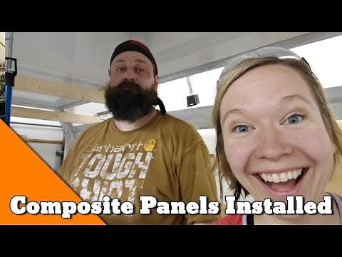 More Composite Honeycomb Panels Installed - How to build an Overlander