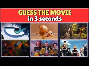 Guess the Animated Movie 🎬 | 40 Movies in 3 Seconds!
