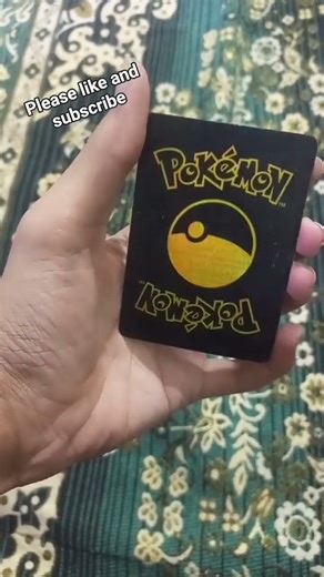 Pokemon card black 🖤 thor X Pikachu I horchu GX#please like and subscribe