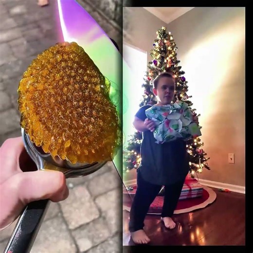 How does Mr. Montzingo wrap presents?