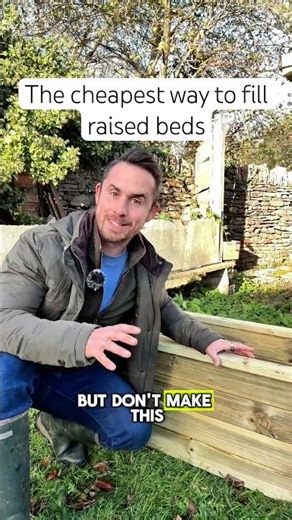 The cheapest ways to fill raised beds #gardening #garden