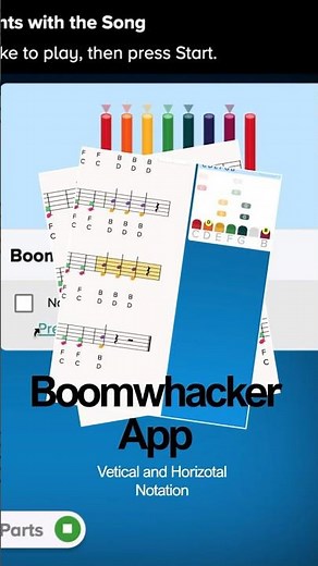 Do you use Boomwhacker play-alongs with vertical or horizontal notation?