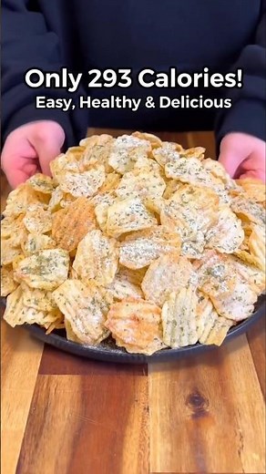 low calorie potato chips sour cream onion flavour special recipe #healthyfood#recipeshorts @vegfudie