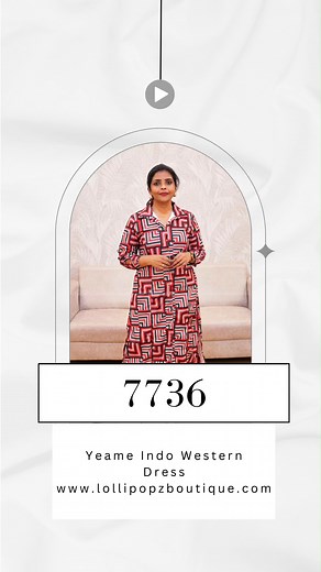 🌟Yeame Indo Western Dress Product Code-7736 🌟Accessories- Bomby Pearl -Big(PA-2431) 🌟Fabric - Imported Fabric 🌟Style - A-Line 🌟Features : No Lining 2 Side Pockets 🚚Dispatch - Product will be dispatched In 07 working days 👗Size- M - 2XL 🛍Place order via the website only 🏷Price - 999.00 #lollipopzboutique #womenskurti #dailywear #indowesternwear #trending NO WHATSAPP SUPPORT! NO WHATSAPP SALES! 🛂Customer Support 1. Raise your concerns in our website customer portal, customer support team