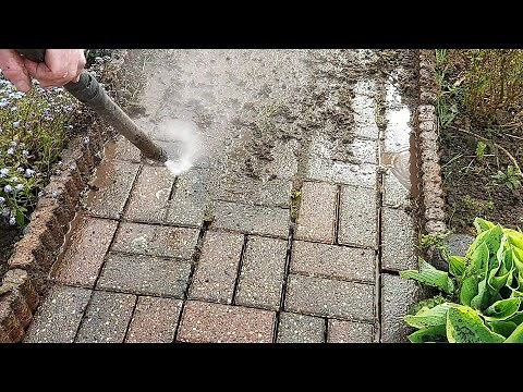 Driveway and patio clean JET wash POWER wash