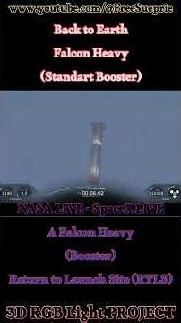 Elon Musk - Falcon Heavy (Booster) Return to Launch Site (RTLS) | #spacex #nasa #falcon9 #space