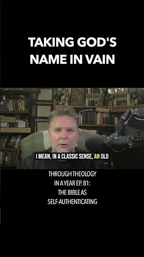 What does it mean to take God's name in vain?
