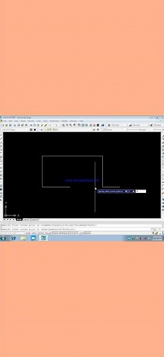 Auto cad Rectangle command( Rec)#tutorial #monetizedviews #muscatwaly #cad #coding #autocad #auto