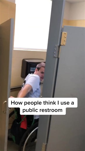 Navigating a Public Restroom with Accessibility Challenges