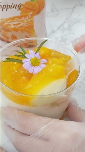 Let's make Yogurt Pudding, smooth and delicious, easy to make, no oven required.