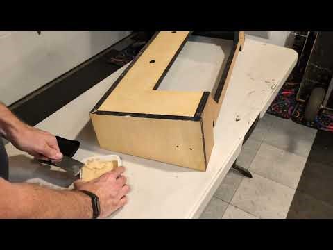 NBA Jam Control Panel Box Prep