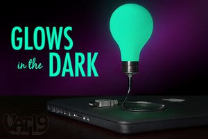 USB Lightbulb: Laptop lamp with flexible arm