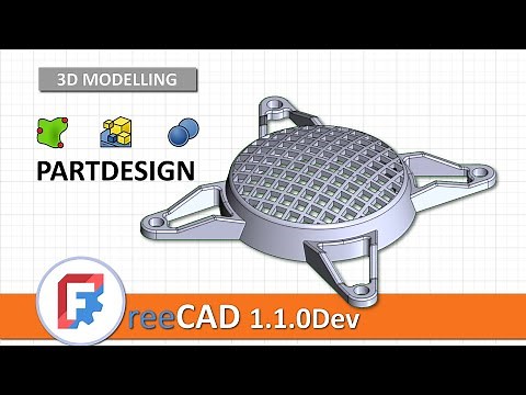 FreeCAD 1.1Dev: 3D Modeling with PartDesign | Shape binder, MultiTransform & Boolean feature