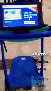 315K views · 6.8K reactions | #Viral_Video In Hyderabad Rajiv Gandhi International Airport. Take This Smart Trolley For FREE | AK NEWS | Facebook