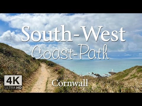 South-West Coast Path | A Peaceful Journey Through Cornwall’s Coastline (4K Ambient)