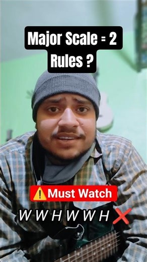 Why Major Scale Has 2 Rules? | Diatonic Explained #shorts