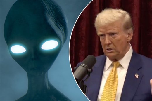 Joe Rogan and Trump talk about UFOs and ‘the people coming from space’