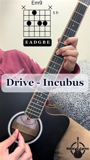 Drive - Incubus | Acoustic guitar short cover with chords #drive #incubus #alternative #2000s