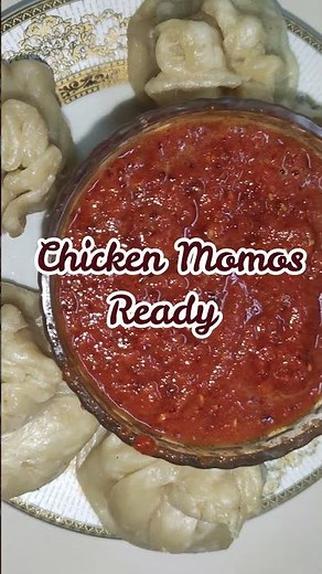 Steamed Chicken Momos with Sauce Recipe – Dumpling Recipe – Ramzan Recipes #shorts
