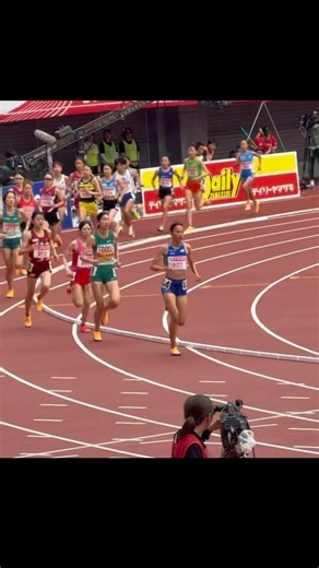 First-ever win with a new meet record!! [Miu Saito] 3000m SC: Lead from the first lap! [Athletics...