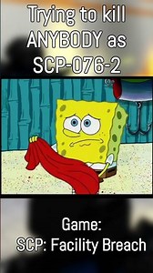 Trying to kill ANYBODY as SCP-076-2 in SCP: Facility Breach #roblox #facilitylockdown #scp