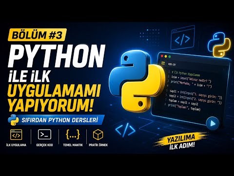 Episode #3: Building My First Python App! | Python Lessons from Scratch
