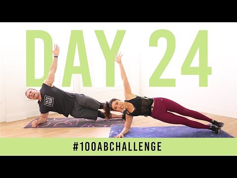 Day 24: 100 Side Plank Dippers! | #100AbChallenge w/ Buff Dude