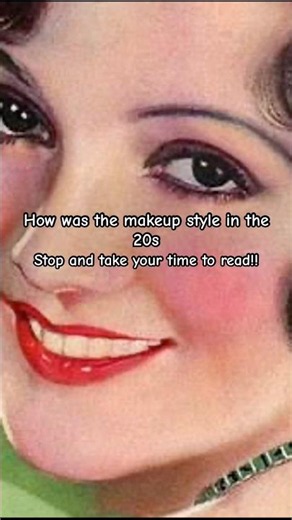How was the makeup style in the 20s