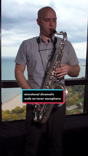 Exploring Quarter Tone Chromatic Scale on Tenor Saxophone