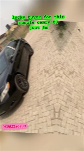 Lucky buyer for this muscle camry Newly painted Silent engine Perfect gear Clean body Chilling ac Buy and travel Nice interior 08061286830
