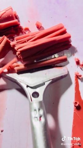 Satisfying ASMR Wax Scrapping Videos Follow Me Please 💖🥺❤️#waxasmrchallenge #asmrtiktoks #waxscrapping #fyp #asmrsounds