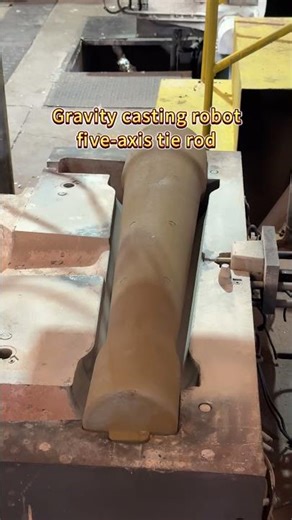 Gravity casting robot five axis tie rod#shorts