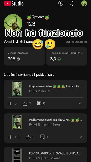 Purtroppo non funziona 😔 #perte #minecraft #channel #neiperte
