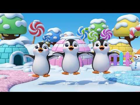 Six Little Toy Penguins Waddle Waddle Waddle | Fun Arctic Toy Song & Nursery Rhymes